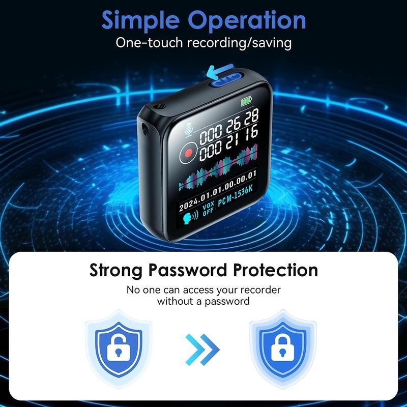 Recorder with playback function, digital recordingequipment,recorder suitable for meetings,lectures,interviews, portable