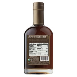 Crown Maple Bourbon Barrel Aged Organic Maple Syrup, 12.7 Fl Oz, Pancakes, Flavor Cocktails, Marinades and Sauces