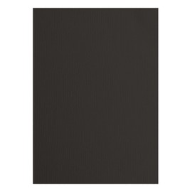 Florence Cardstock Textured - Coloured Card Making Supplies A4 - Black - 10 Sheets - Coloured Paper for Scrapbooking, Card Making and Other Paper Crafts - 216 GSM