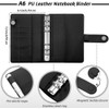 A6 PU Leather Colorful Aurora Magnetic Buckle Budget Organiser Budget