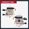 NIMTEK FS80R Carburetor Rebuild Kit for Stihl FS80 FS85 FS85R