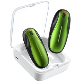 Hand Warmers Rechargeable 2 Pack, 14000mAh Electric Hand Warmers with Charging Case, Quick Charge Portable Heater,Gifts for Christmas, Winter, Outdoor, Camping, Hunting Accessories