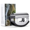 Salad Knife Chopper with Protective Cover - Stainless Steel Salad
