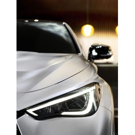 VViViD+ Premium Vinyl Wrap Film (3ft x 5ft, Matte Suzuka Ice Grey)