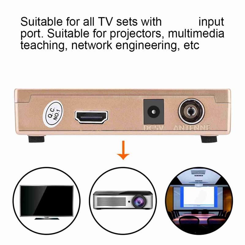 RF to HDMI All Standard Converter Analog TV Receiver Adapter