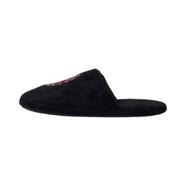 A.C. Milan - Pantofole da Uomo, Ciabatte per Casa, Prodotto Ufficiale Milan, Colore Nero, Taglia 38-39