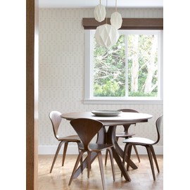 NuWallpaper Cream Alix Peel & Stick Wallpaper