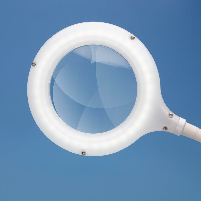 Lightcraft Value Magnifier Lamp with Flexi Neck-100mm Lens, 36 LEDs,