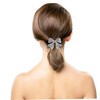 TOVINANNA Metal Bowknot Hair Tie for Women Elegant Decorative Elastic