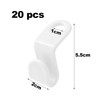 Pack of 20 Clothes Hangers, Space-saving, Clothes Hangers, Hooks for