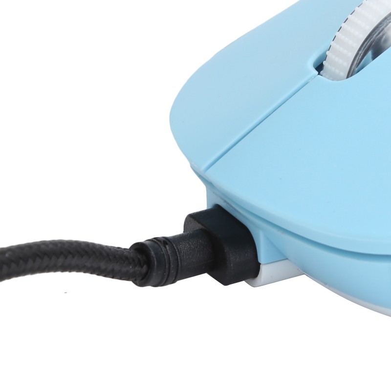 Wire Mouse Hollow Design DPI Adjustable RGB Lighting Effect Laptop