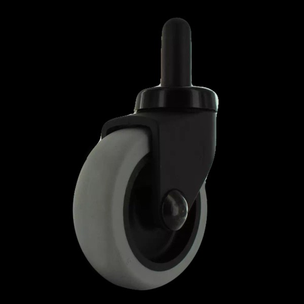 OverstockCasters.com 3-inch Swivel Caster with 1-inch Tread, 150 lb Capacity,