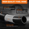 Fuel Transfer Hose 3/4'' Gas Pump Hose 20FT for Gasoline,