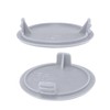 ITROLLE 20PCS 35mm Gray Screw Cap Cover Plastic Locking Hole