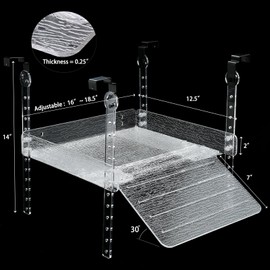 Hanging Turtle Basking Platform for Aquatic 40 Breeder 75 Gallon, Aquatic Reptile Ramp Dock, Terrace, Tank Accessories