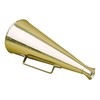 Megaphone Brass, Length: 34 cm, Diameter: 4/15 cm