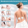 Electrodos Tens 80 Parches Para Electroestimulador 5x5cm Color Blanco