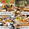 TIESOME Large Serving Spoon, 3 Pcs Serving Spoons Set, Stainless
