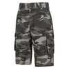 Mountain Warehouse Mens Camo Cargo Shorts Black Camo Mens W38