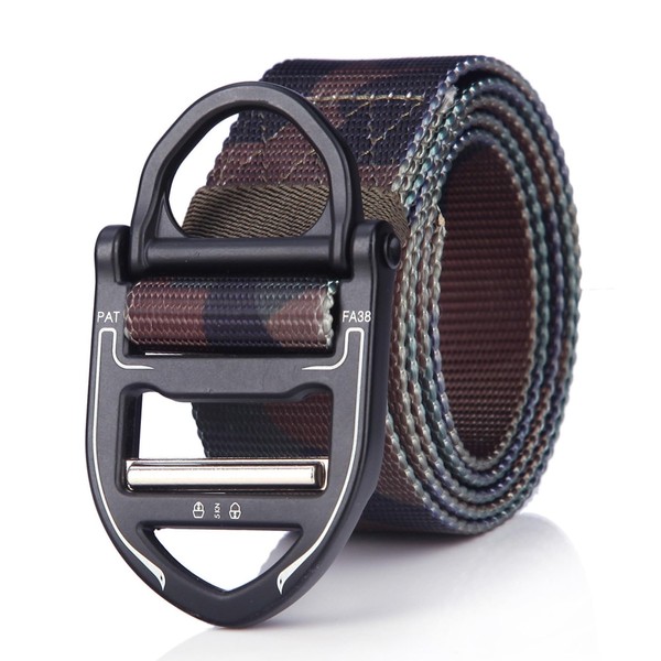 Schnellfreisetzungsgürtel, Nylon Leinwandgürtel, Bürostil Schnellveröffentlichung Nylongürtel, 125 cm Multifunktionaler Gürtel
