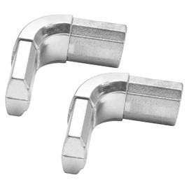 Gelacie 90 Degree Aluminum Corner for Dump Truck Tarp Systems 2 Pcs Corner Joint for Tarps