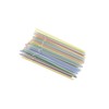 Home Smart 800-Count Disposable Flexible Bending Multi-Colored Drinking 8" Straws