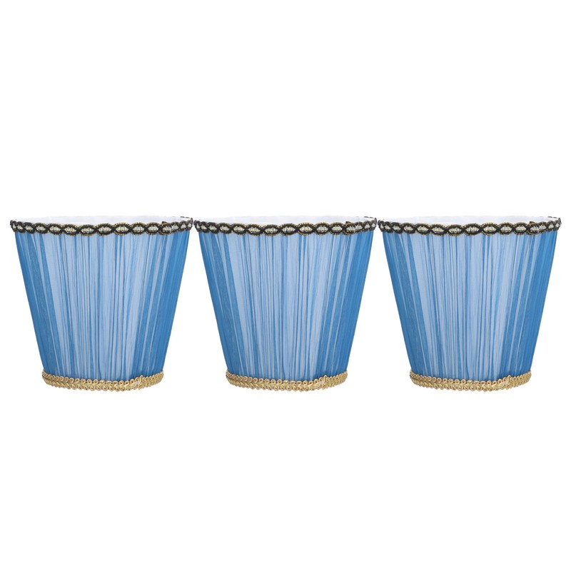 3PCS Cloth Lamp Shade E14 ClipOn Lampshade for Candle Chandelier