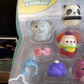 Jazwares Squishmallows SQUISH-A-LONGS 8 Figure Pack Ring & Accessories New 2024