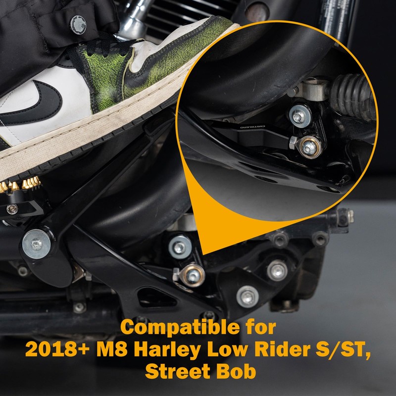 2024 Low Rider S Brake Lever, Extended Brake Shift Lever,