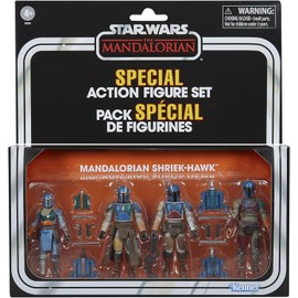 Star Wars The Vintage Collection Mandalorian Shriek-Hawk, The Mandalorian 9.5-cm 4-Pack