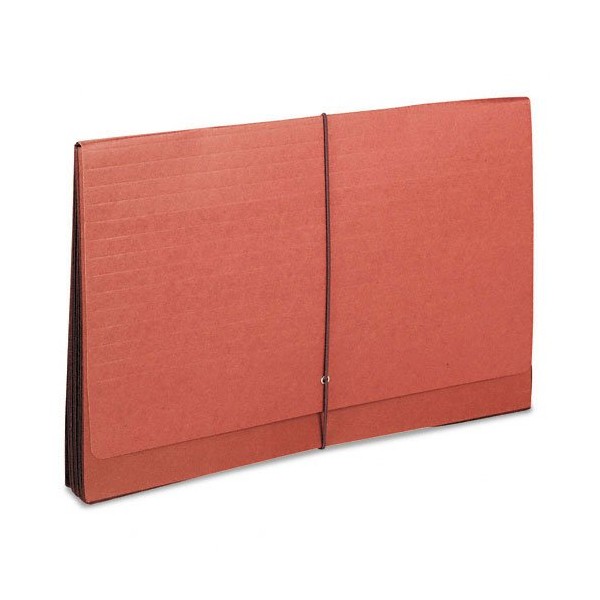 Smead Super-Tuff 7 Inch Expansion Wallets, Manila/Redrope, Legal Size (71167)