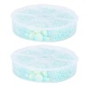 2Boxes Gradient Imitation Pearl Semicircular Nonporous Flat Back Decorative Accessories