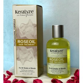 KeraLyze Roseoil Hair Treatment Blonde 4 oz Hair Fortify Prokesil Complex NEW