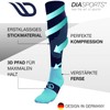 Diasports Runstars Compression Socks for Marathon & Triathlon, High-Quality Compression
