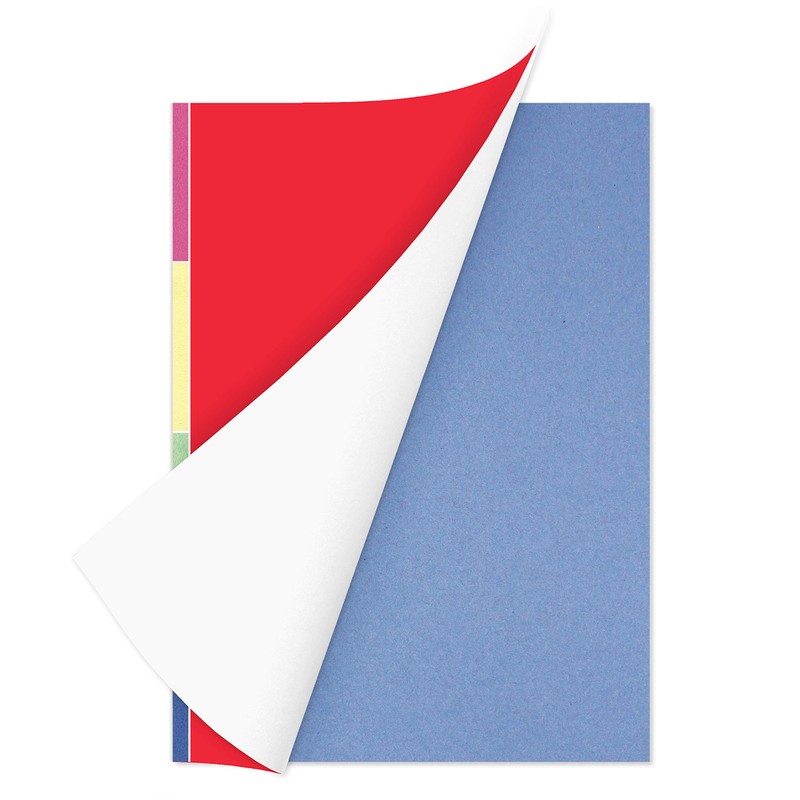 Silvine Perfect Bound Multicloured Scrapbook. 80 Assorted Colour Pages of