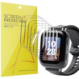 Lamshaw Compatible for Bark Watch Screen Protector, [6 Pack] Full Coverage TPU Clear Film Compatible for Bark Watch 1.5 Inches (6 Pack)