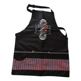 Texben Mandil Para Barbero. Vini Piel, Porta-utensilios, Ajustable