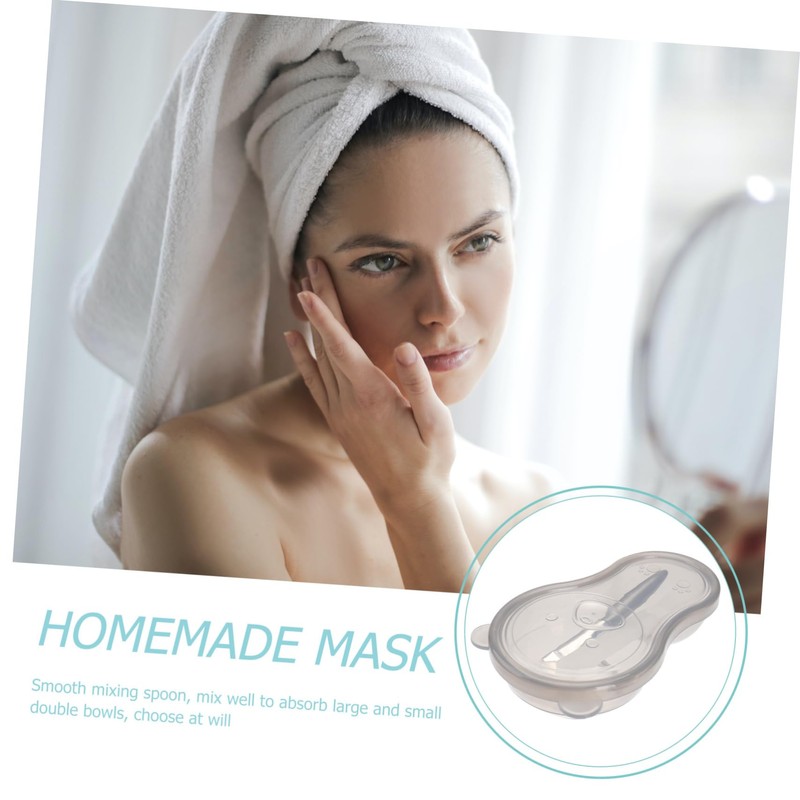 BIUDECO 3 Diy Facial Mask Bowl Brush Set Face Mask