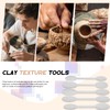 Xanadued 5 Pieces Texture Tool Set for Clay Art, Texture