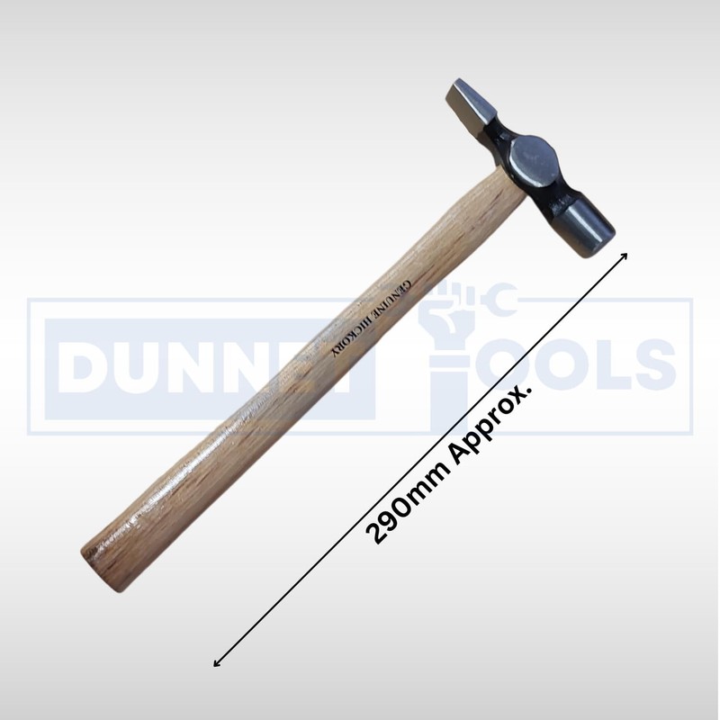 Dunnet Tools Traditional Cross Pein Hammer with Wooden Handle -
