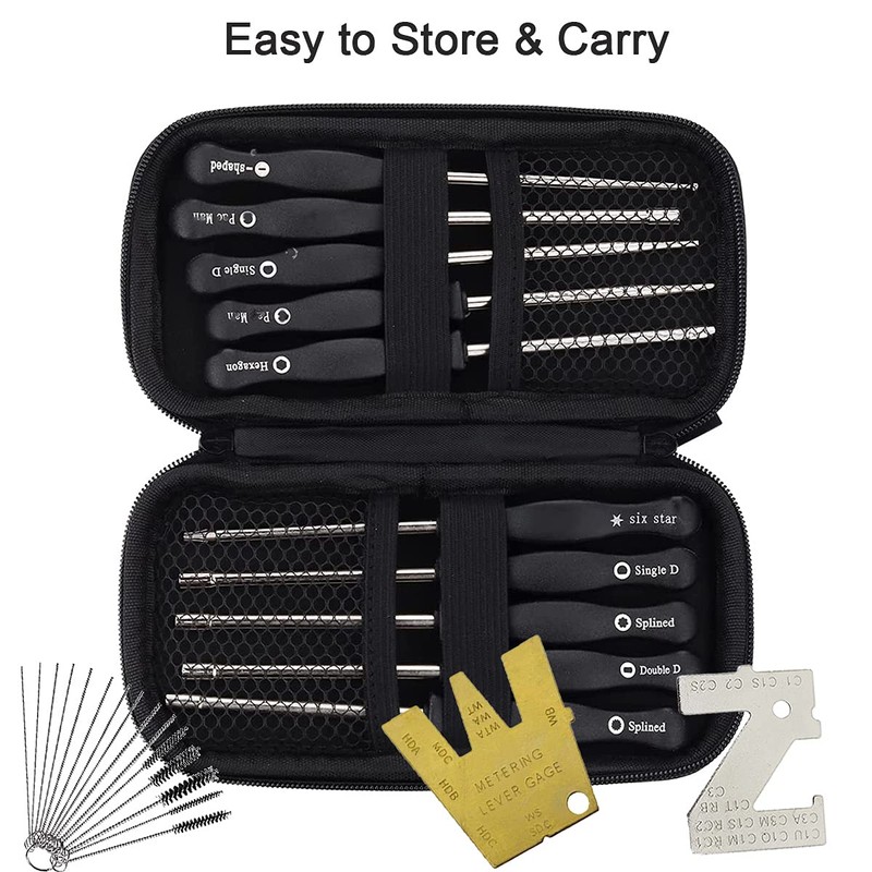ZAMDOE Carburetor Adjustment Tool Set with Storage Bag for 2