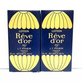 FragranceX 2-REVE D'or “ Dream Of Gold” Lotion By L T Piver Paris 97ML
