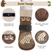 SCENEREAL Double Side Anti-Slip Dog Socks for Hardwood Floors to