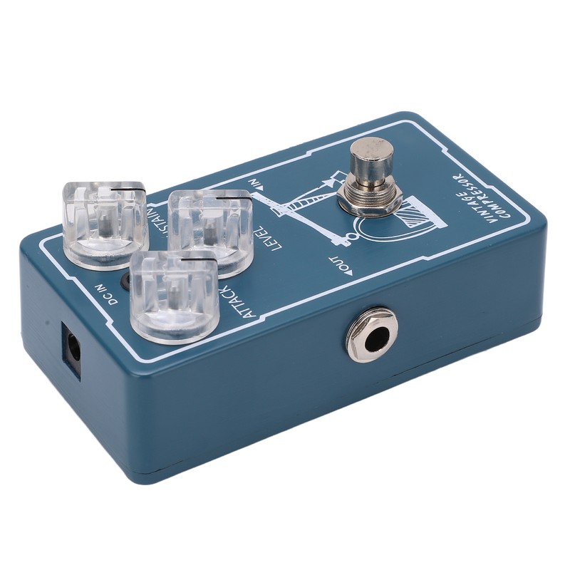 Compressor Effect Monoblock Guitar Compression Effector Pedal with True Bypass