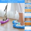 TUPARKA 8 Pcs Mop Slippers Mop Shoe Microfibre Slippers for