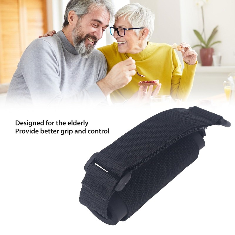 Universal Cuff Spoon Fork Holder Strap for Elderly Universal Utensil