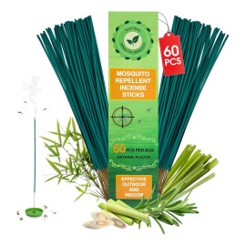 60 Piezas Repelente De Mosquitos Natural Para Patio Al Aire