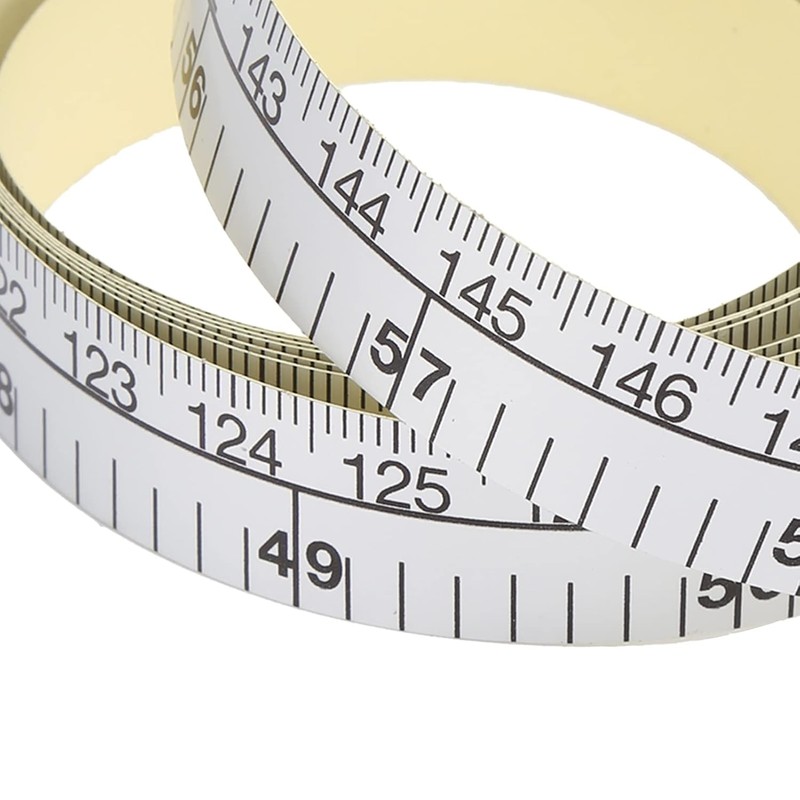 Cinta Métrica Adhesiva, Regla Flexible 150 CM Doble Escala, Medidor