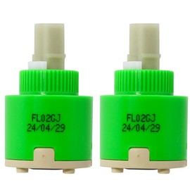 Hain Yo FL02GJ Belanger FC9M6 (Set of 2) 35mm Single Lever Faucet Cartridge, OEM Faucet Cartridges, Bathroom Ceramic Cartridges, Fits 35mm Faucets, 1 3/8"