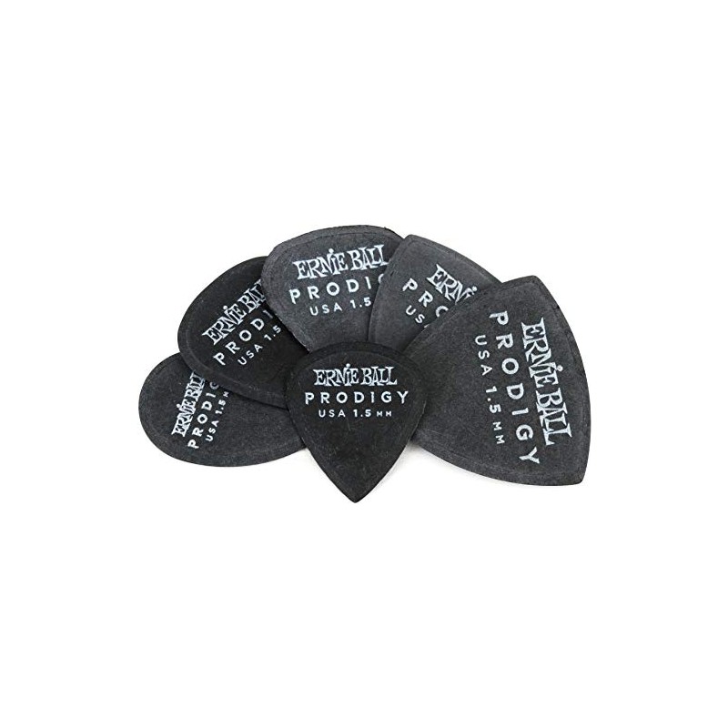 Ernie Ball Prodigy - Púas para guitarra, multipaquete, 1,5 mm,